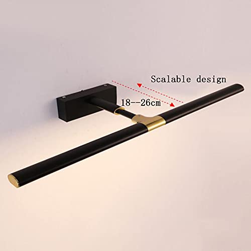 Iluminación de tocador impermeable en aluminio con brazo extensible moderno 7