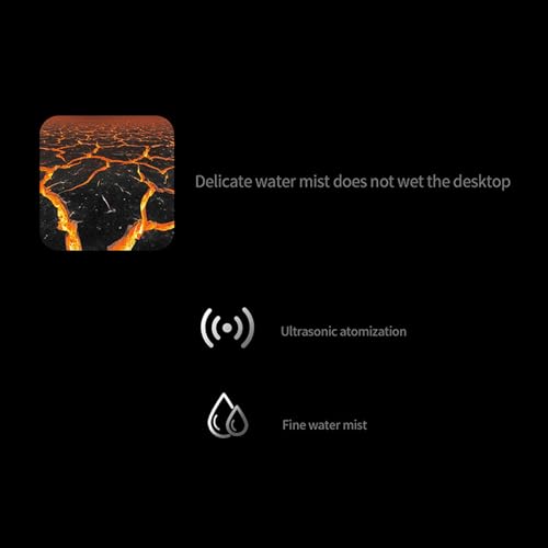Volcano Diffuser, Difusor aromático eléctrico 200ml silencioso miniatura 5