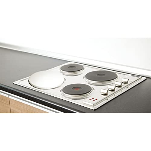 Baumalu Cache plaque Ø 20 cm émail blanc bord inox