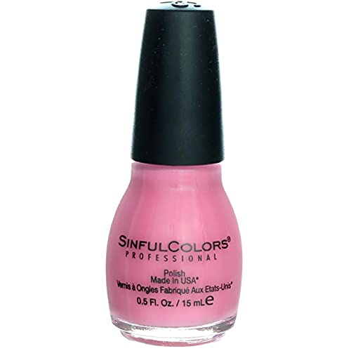 SinfulColors Professional Nail Polish - Pink Of Me #1505 - Made in USA Net wt. 0.5 Fl.Oz / 15 ml