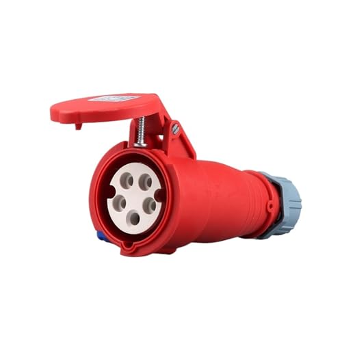 IP44 �h���Y�Ɨp����у\�P�b�g�R�l�N�^ 16A/32A 3 �R�A 4 5 �R�A�q��p��h���J�v��(5 core 16A connector)