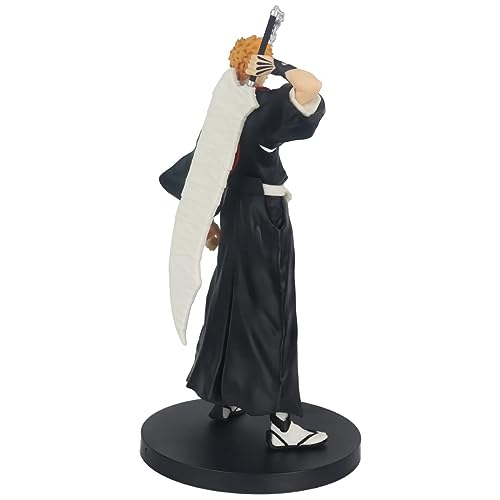 Image of Blue Aura Bleach Ichigo Kurosaki Action Figure Toy Height -18CM Collectible for Fans PVC Multicolour | Ichigo Bleach