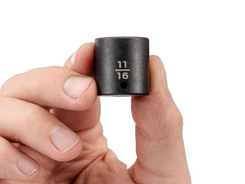 Image of TEKTON 1 /4 Inch Drive x 11 /16 Inch Shallow 6-Point Impact Socket | SID02017