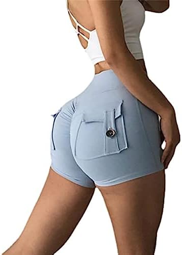 PdxnyxxAesthetic Workout Shorts Womens Aesthetic Yoga Shorts with Pockets for Women Athletic Shorts for Women
