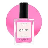 Manucurist Green Vernis à Ongles Rose Néon aux sous-tons bleus Bloom - Classique - Effet M...