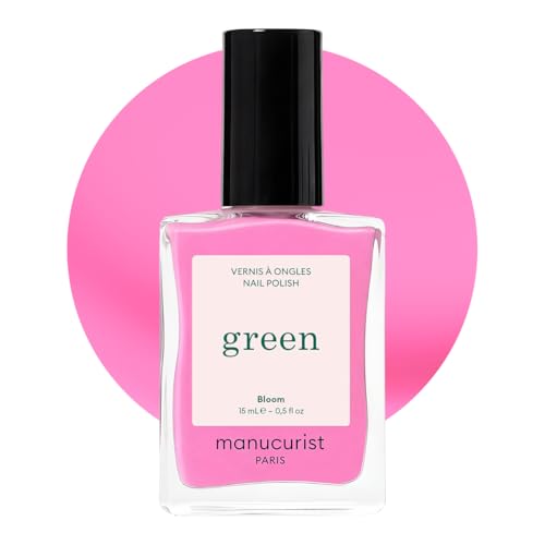 Manucurist Green Vernis à Ongles Rose Néon aux Sous-Tons Bleus Bloom