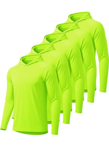 Image of Hoodies for Men UPF 50+ Sun Protection Fishing Shirts Long Sleeve Lightweight Rash Guard Shirt UV SPF Sweatshirt