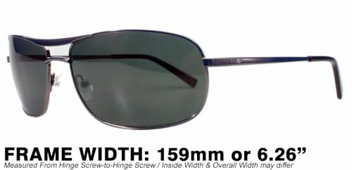Image of FATHEADZ Oversized Polarized Sunglasses Men & Women - UV Protection RX Ready Wide Fit Eyewear for Outdoor Use - RX Ready