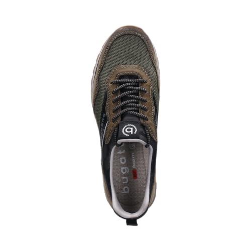 Image of Bugatti Men's Green Casual Low-Heel Slip-On Sneaker