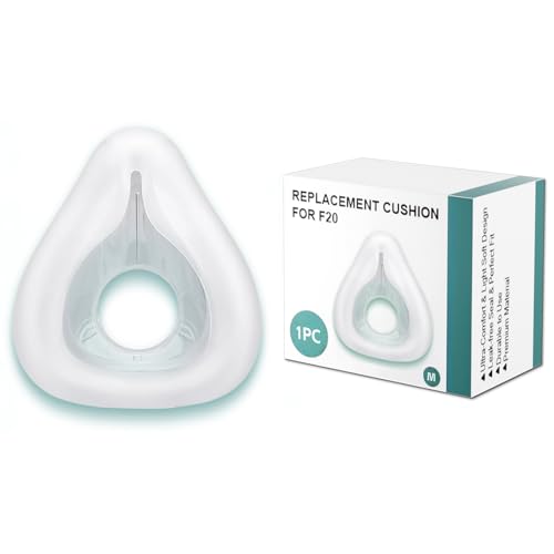 Unsvorns 1 Pack Full Face Replacement Cushion for AirFit F20 Medium Full Face CPAP Mask Accessories for ResMed AirFit F20 (Medium)
