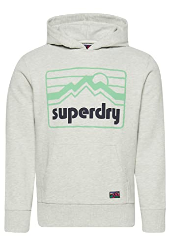 Superdry Sweatshirt im Vintage-Stil, 90 S, Glacier Grey Marl, M