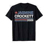 Jasmine Crockett for Texas 2026 Senate US Senator Men Women T-Shirt