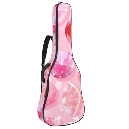 Housse guitare acoustique imperméable 41 pouces avec poches accessoires