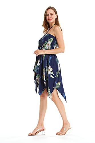 Image of Matchable Family Hawaiian Luau Men Women Girl Boy Clothes in Pineapple Garden Navy