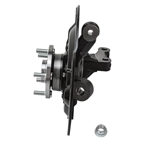 Image of Detroit Axle - 2.5L Front Left Steering Knuckle for 2012-2017 Toyota Camry, 2013 2014 2015 2016 Driver Side Steering Knuckle and Wheel Bearing Hub Assembly Replacement