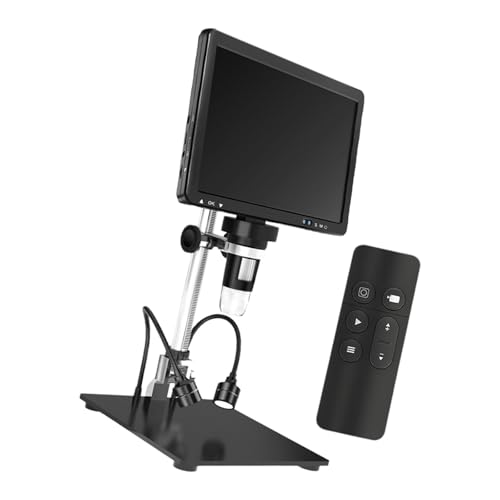 Microscopio digital 1080P de gran pantalla con almacenamiento de 32 GB para inspección exacta