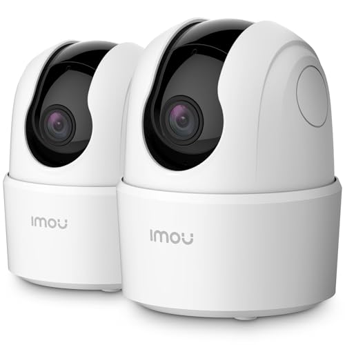 Imou Cámara de 1080P para el hogar, 2 cámaras interiores de 2 MP, cámara WiFi de