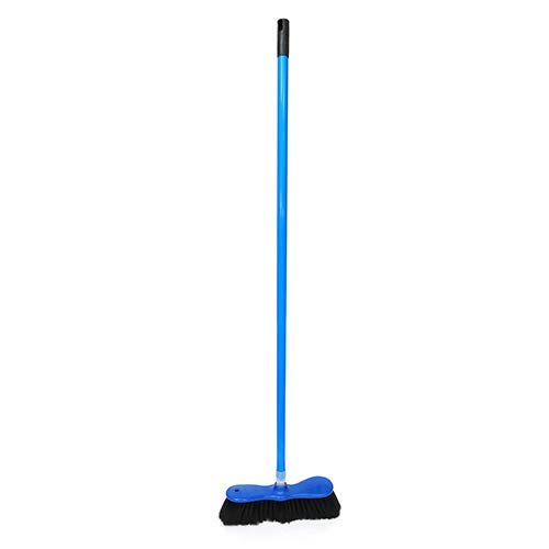 Ezy Be Standee Brush with Long Handle - Floor Broom for Wet Tiles, Floor, Bathroom, Garden, Indoor & Outdoor Cleaning, Home Kitchen Cleaning Brush, Blue, Durable and Versatile Cleaning Tool (B0BVHQ9KNK) Amazon Price History, Amazon Price Tracker
