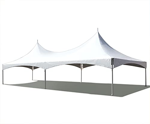 TENTANDTABLE 20-Foot by 40-Foot White High Peak Frame Style...