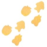 Amosfun 2 Stück Babywaschschwamm aus Zellulose mit Niedlichem Cartoon Design Hautfreundlich und...