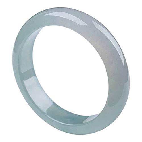Bracelet en jade gluant naturel pour femme : bijou d'exception sculpté à la main