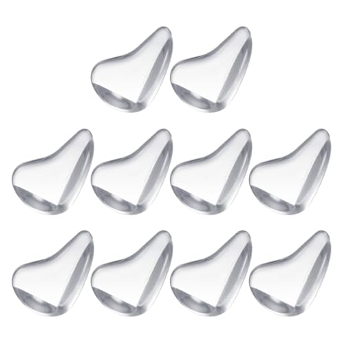 Toddmomy Protectores de Esquinas para Muebles de Silicona Transparentes, 10 Piezas, Diseño Gota, Protección Anticolisión, Adhesivo Fuerte para Seguridad Infantil Hogar