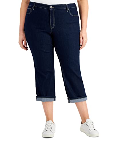 Style & Co. Plus Size Roll Cuff Capri Pants