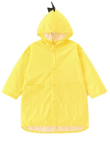 YIQAUMA - Boys Girls Toddler Raincoat Waterproof Rain Jacket Kids Poncho Yellow,2-3T - Best Deal on Amazon