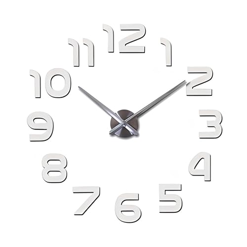 Retoo Wanduhr 3D DIY Mute Decor Geschenk Home Office Nach Hause, Restaurant, Büro und Hotel, Wanduhren, an Einer wohnwand Wohnzimmer, Uhr Wand, Decoration