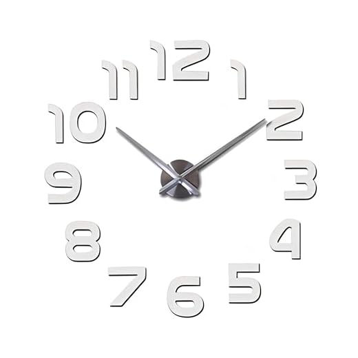Retoo Wanduhr 3D DIY Mute Decor Geschenk Home Office Nach Hause, Restaurant, Büro und Hotel, Wanduhren, an Einer wohnwand Wohnzimmer, Uhr Wand, Decoration