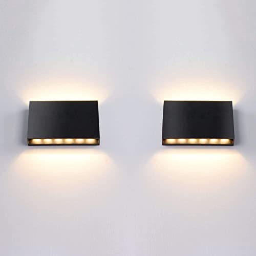 Fudesy Led Wall Sconce, Black Plastic Modern Wall Light Fixtures thumb #6