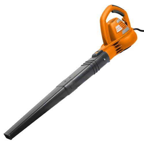 Electric Leaf Blower - 6m Power Cable | Reduced Noise Level | Lightweight and Compact Garden Blower 2.5kg | 1800W Motor & 200mph Air Speed | Ideal For Patio, Driveway, Paths, Lawn and More
