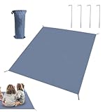 Lona de tienda, alfombra de suelo de tienda, lona de toldo – lona de camping ultraligera impermeable, alfombra de suelo compacta para tienda, para mochila, senderismo, camping, pícnic