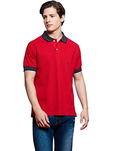 Image of GRECIILOOKS Fitted Half Sleeve T-Shirt | Polo T-Shirt for Men | Plain T Shirt | Casual T Shirt for Men | Men T Shirt