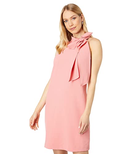Image of Vince Camuto Women's Sleeveless Halter Tie Neck Shift Mini Dress