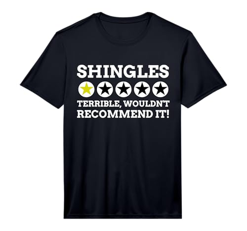 Mens Gifts and Fun Shingles Performance T-Shirt
