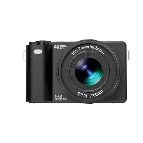 Appareil photo hybride en métal fin avec écran 720p pour la photo numérique