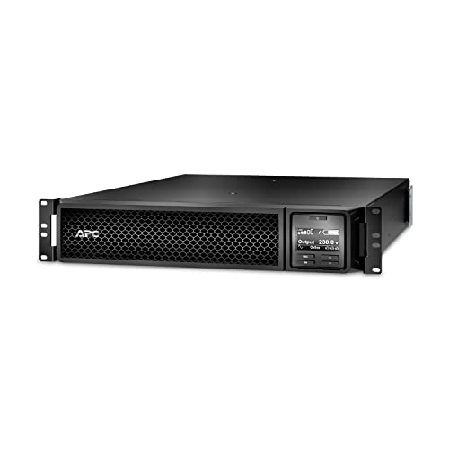 APC Smart-UPS SRT - SRT2200RMXLI - Gruppi di continuità (UPS) 2200VA - RM, (8) IEC C13, (2) IEC C19, Console di controllo e stato LCD multifunzione