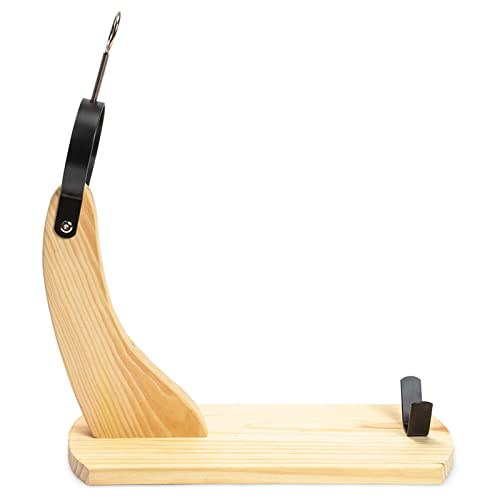 Serrano Ham Stand | Solid Wood Kitchen Holder for Iberico & Italian Prosciutto | Easy-to-Use Stylish Design for Perfectly Displaying & Slicing Ham