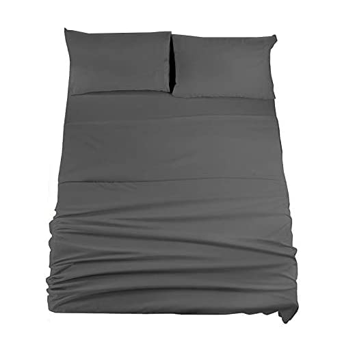 linenaffairs Microfiber bedsheet/Flat Sheet with 1 Takiya Cover