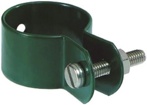Alberts 655211 Schelle für Streben | verzinkt, grün kunststoffbeschichtet | Schellen-Ø 38 mm