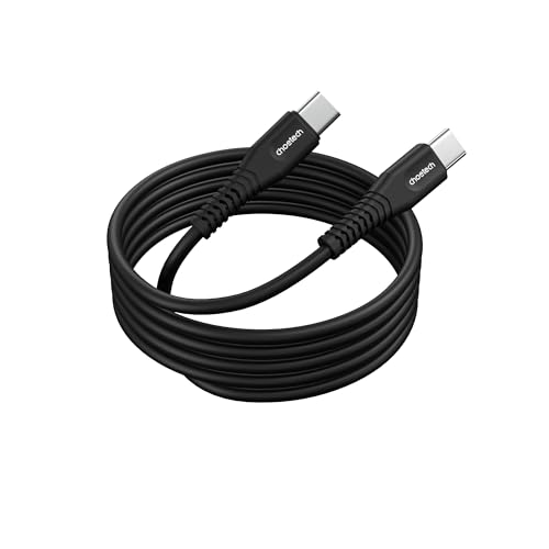 كابل USB-C إلى USB-C بقوة 60 وات PD 3A شحن سريع، سلك شاحن من النوع سي للموبايلات الذكية وأجهزة التابلت وأجهزة اللاب توب من تشويتيك، لون أسود، طول 1 متر، CC002