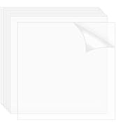 KAHEIGN Transparante acrylplaten, 12 stuks, 25 cm x 20 cm, transparante vierkante plexiglas-kunststof platen, acrylplaat met beschermfolie voor fotolijsten, displayprojecten, doe-het-zelf handwerk