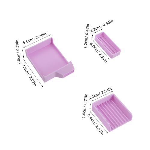 Herramienta para cuentas de plástico con pala ergonómica para evitar caídas y desorden 3