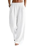 Crafted from a soft cotton-linen blend, these pants keep you cool, dry, and comfortable all day. These quality fabrics breathe effortlessly, making them ideal for hot summer days, tropical getaways, or simply lounging at home with a fresh breeze drif...