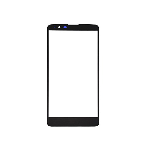 JayTong Outer Glass Lens Front Screen Replacement with Free Tools for L-G Stylo 2 Plus 4G MS550 K550 k557 (Not LCD and Not Digitizer) Black