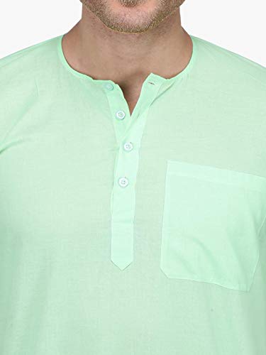 Image of Rajubhai Hargovindas Mens Casual Cotton Straight Kurta