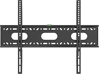 حامل تلفزيون عالمي مثبت على الحائط حامل تلفاز نحيف للغاية حامل تلفزيون قابل للإمالة 55-90 مناسب للوحة OLED LCD LCD مقاس بوصة