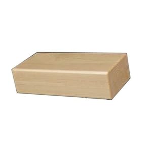 Steve’s Gift Shoppe Three (3) Cedar Yoga Blocks 9.75 x 4.75 x 2.38 Natural Finish