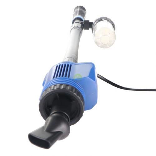 Close-up of the Sunsun HXS-03 suction nozzle and motor unit